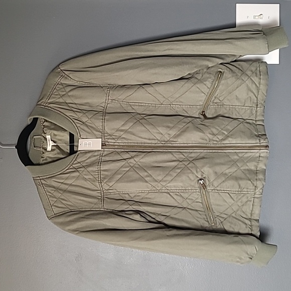 New! Maurice's Green Bomber Jacket - Picture 1 of 6